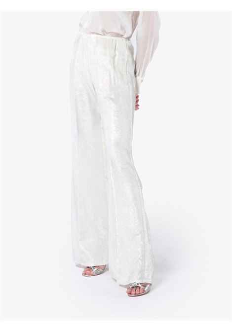 laminated velvet flared pants FORTE FORTE | Pantaloni | 10654BISMYPANTS1014